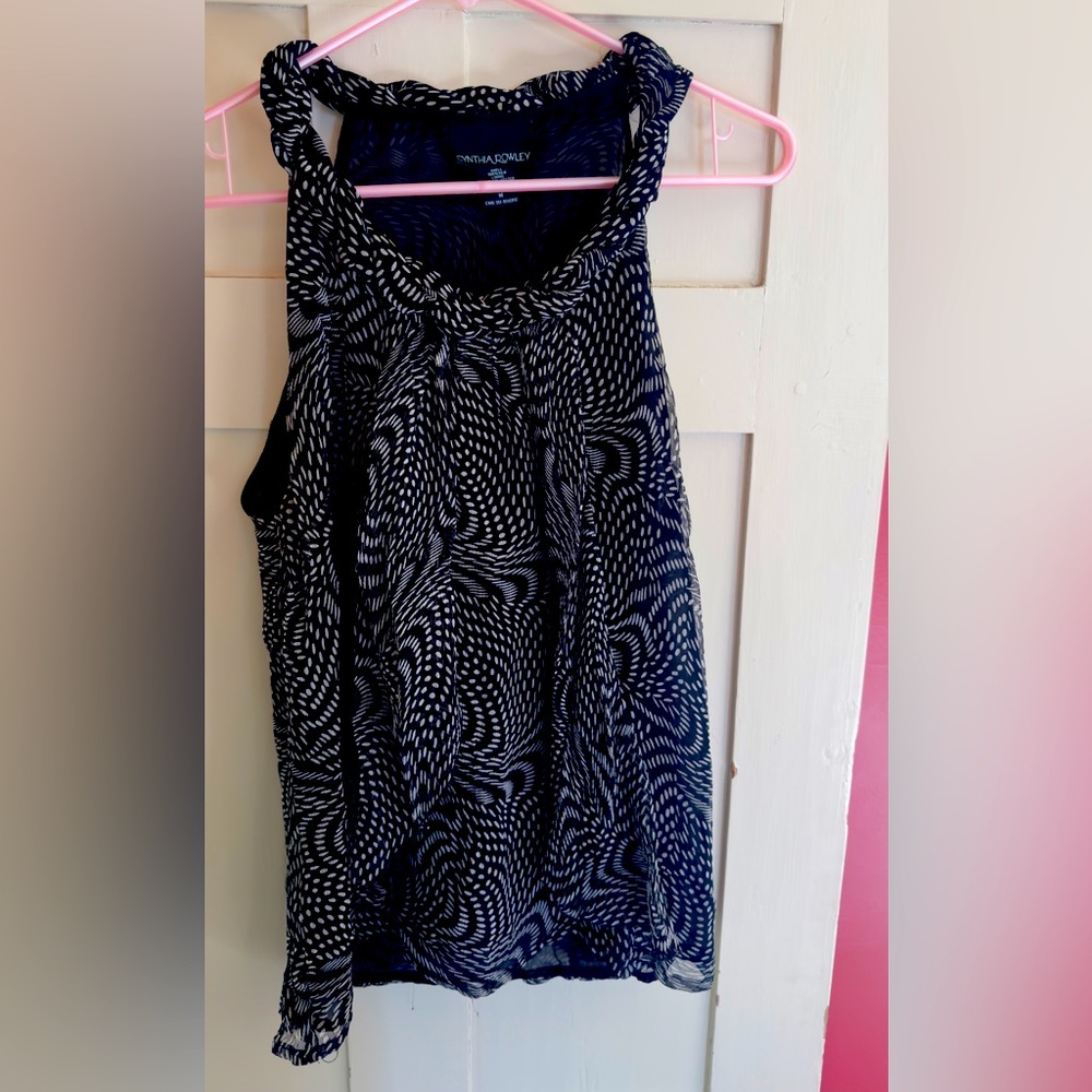 Cynthia Rowley sleeveless blouse